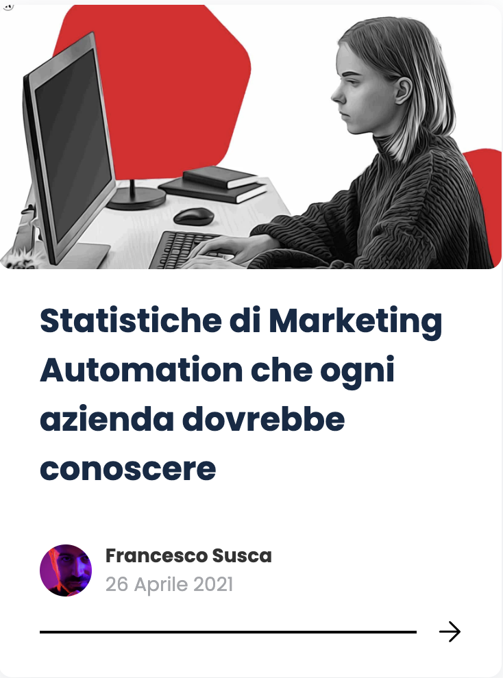 Francesco Susca Statistiche Marketing Automation Ninja